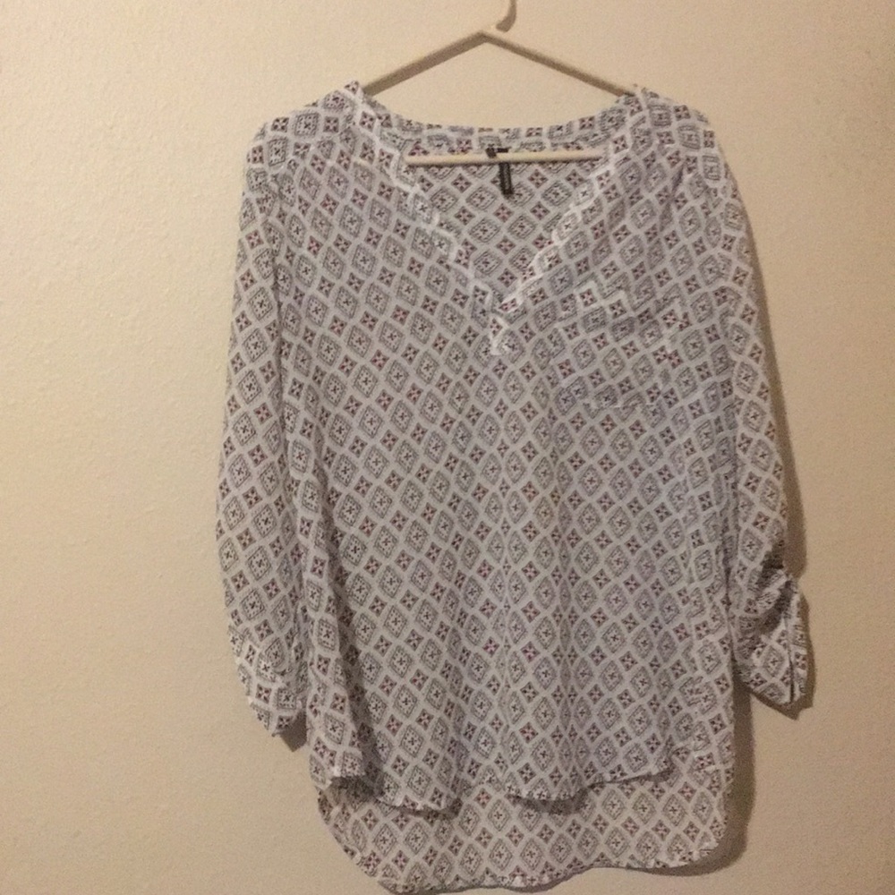 Maurice’s semi sheer 3/4 sleeve top